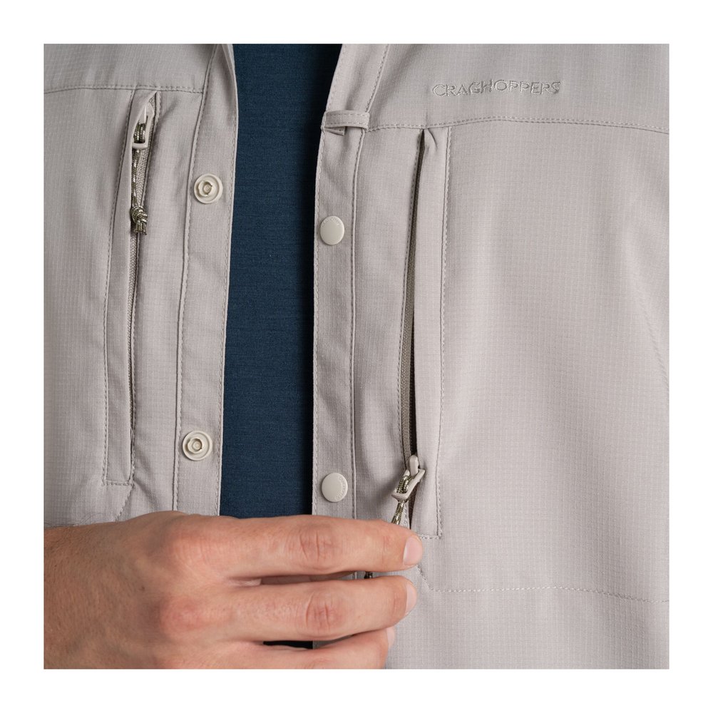CRAGHOPPERS NosiLife Pro Long Sleeved Shirt V Men - Langarmhemd geruchshemmend, insektenabwehrend