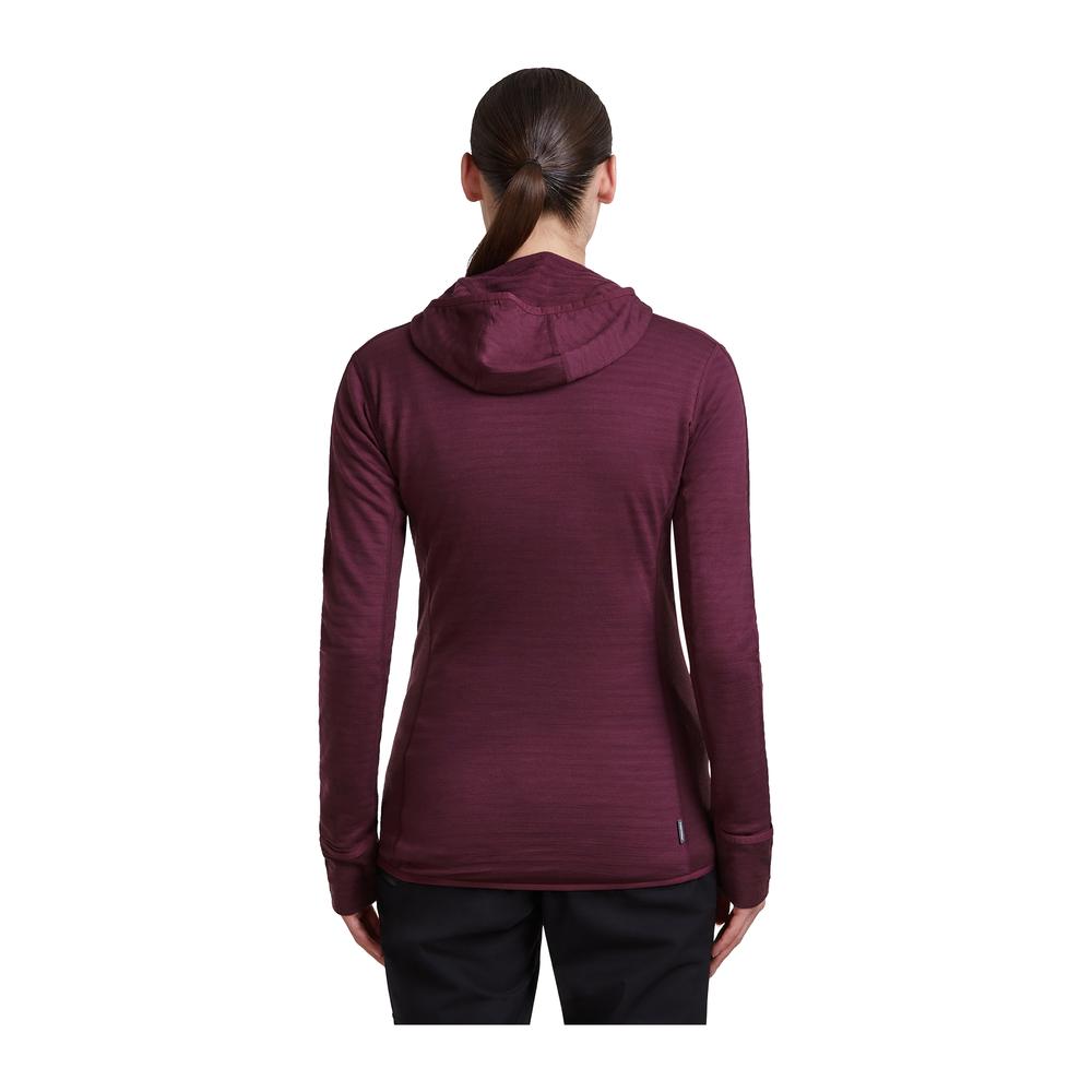 ICEBREAKER Merino 300 RealFleece Descender Long Sleeve Zip Hoodie Women - Fleece-Hoodie atmungsaktiv, geruchsabweisend