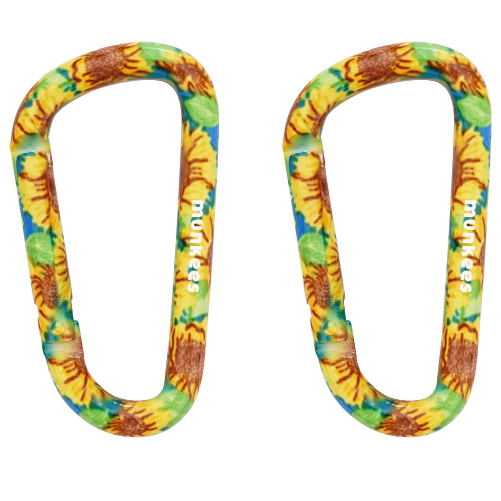 MUNKEES Karabiner Sunflower – Schlüsselanhänger