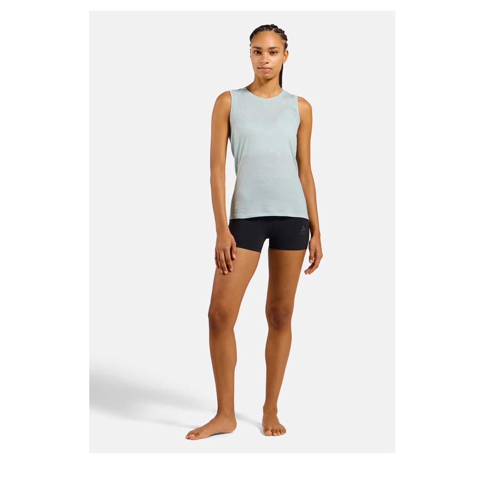 ODLO BL Top Crew Neck Singlet Merino 160 Women - Merino Funktionsunterhemd thermoregulierend und geruchsabweisend