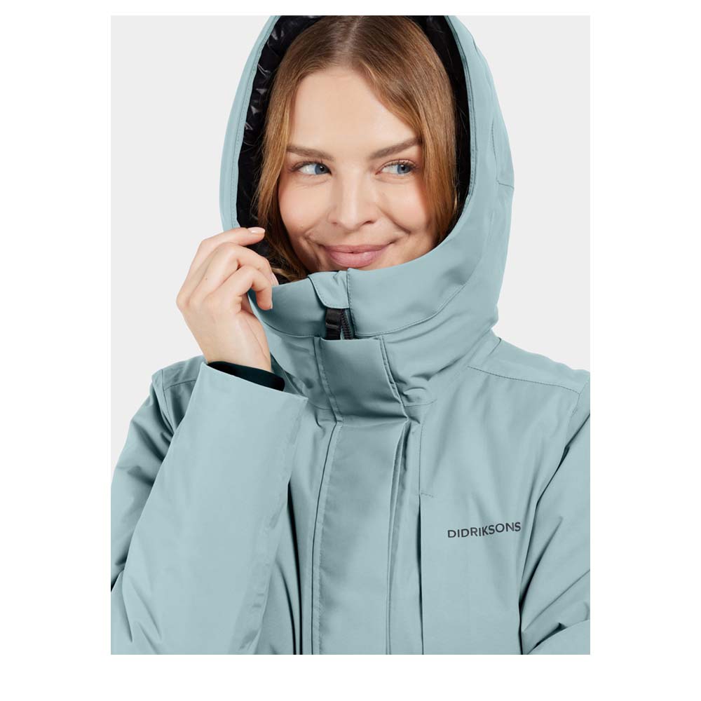 DIDRIKSONS Leya Parka L Women – Parka Farbe: factory blue