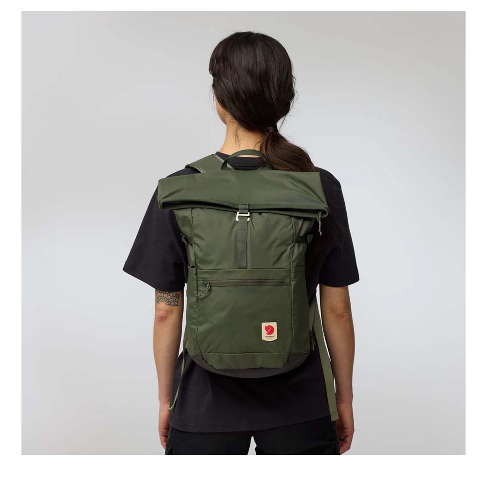 FJÄLLRÄVEN High Coast Foldsack 24 - Tagesrucksack wasserabweisend mit Laptopfach