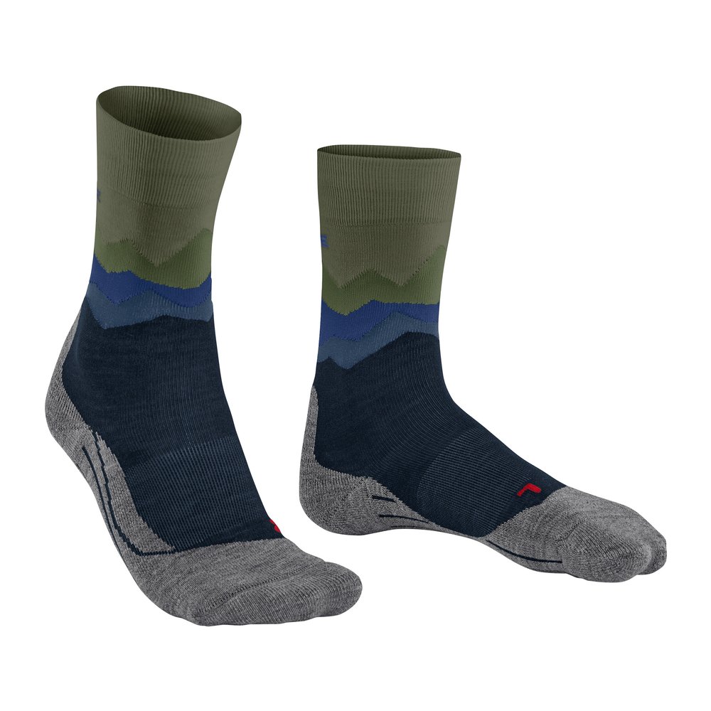 FALKE TK2 Explore "Crest" Men - Trekkingsocken feuchtigkeitsregulierend, schnelltrocknend
