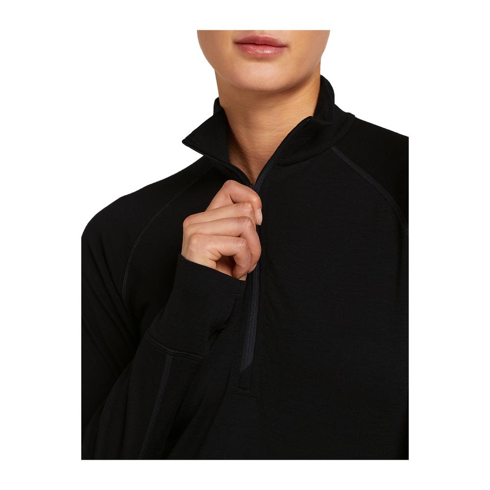 ICEBREAKER Merino 200 ZoneKnit LS Half Zip Women - Langarmshirt atmungsaktiv, thermoregulierend