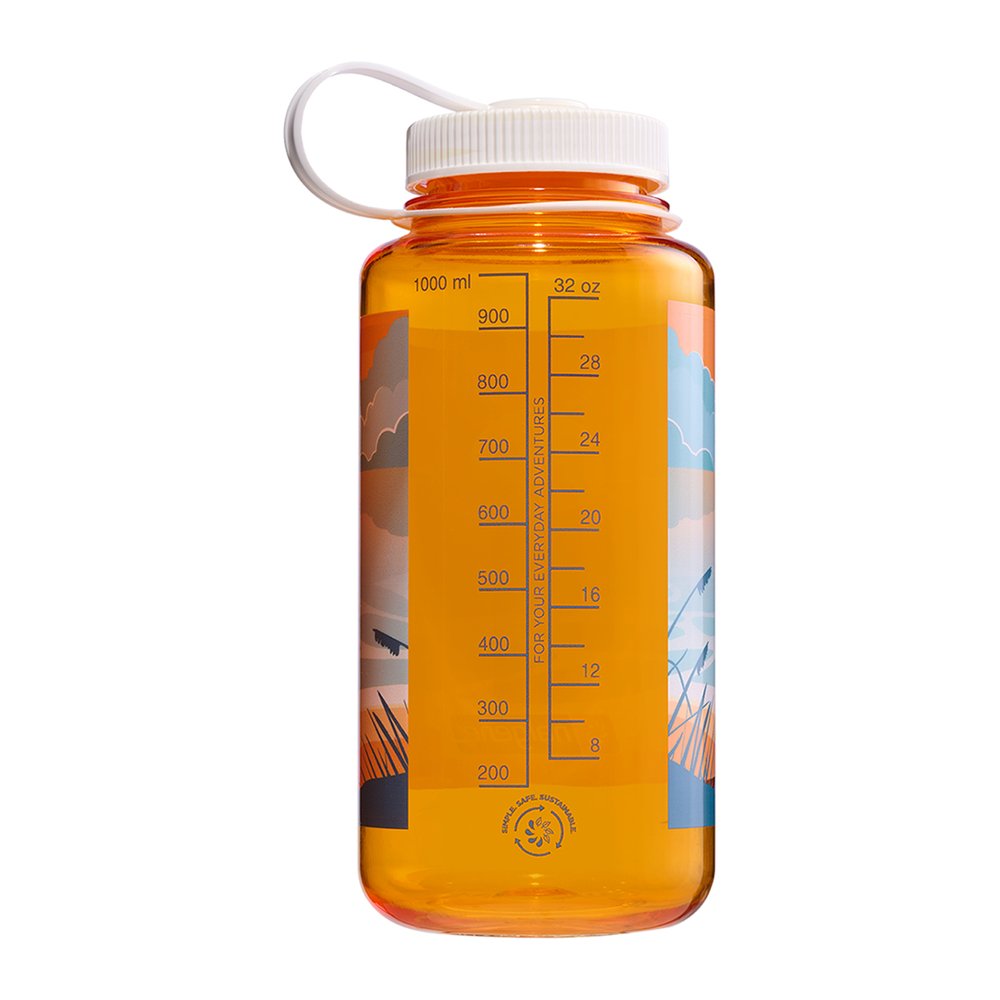NALGENE Trinkflasche WH Sustain - Weithals-Trinkflasche absolut dicht und robust