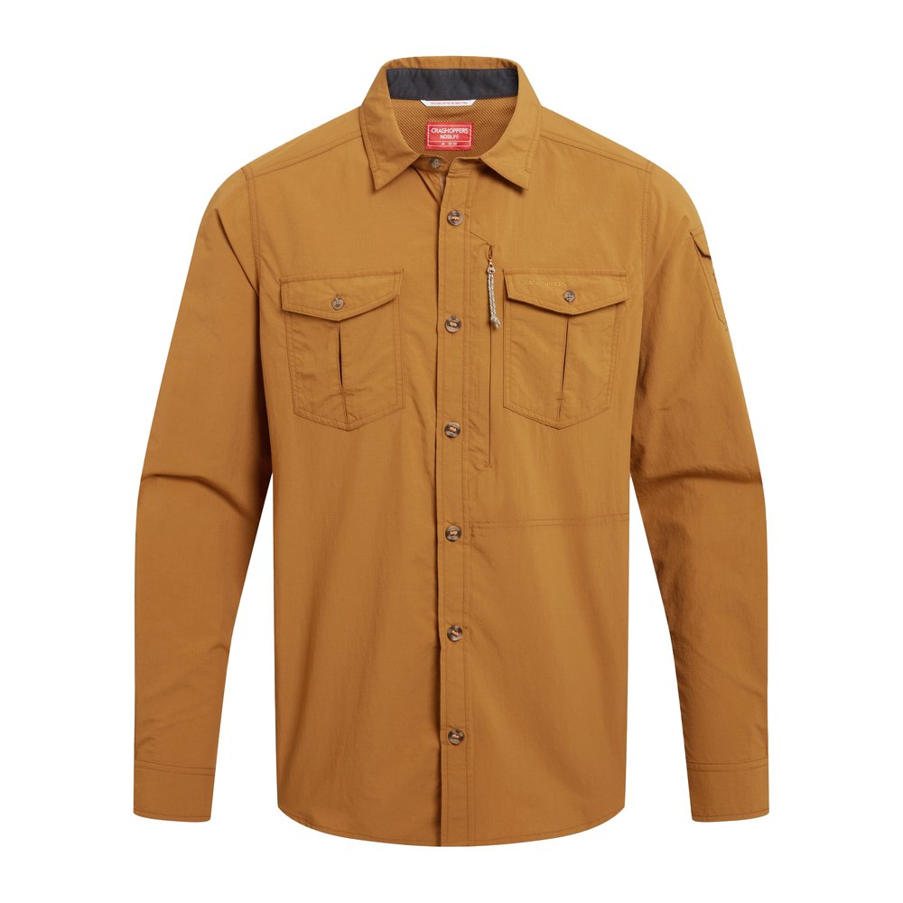 CRAGHOPPERS NosiLife Adventure Long Sleeved Shirt III Men - Funktionshemd insektenabwehrend & belüftet