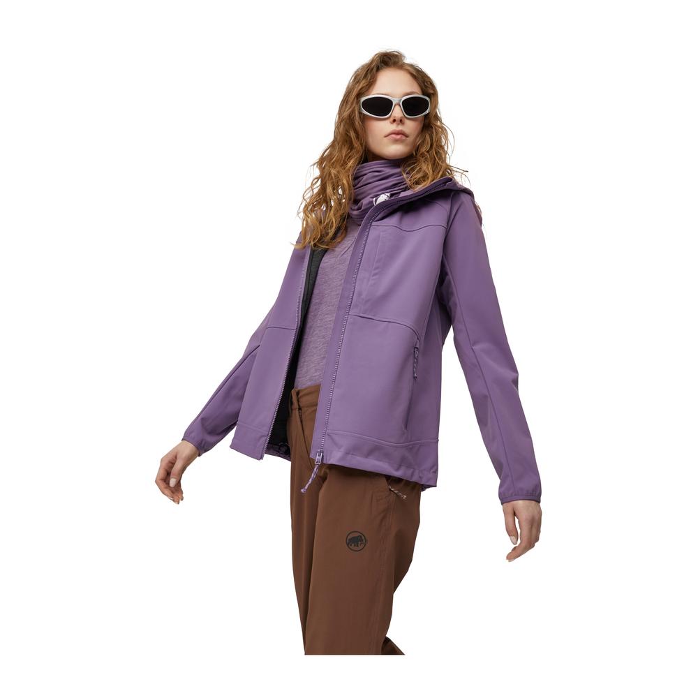 MAMMUT Ultimate Comfort SO Hooded Jacket Women - Softshelljacke winddicht & wasserabweisend