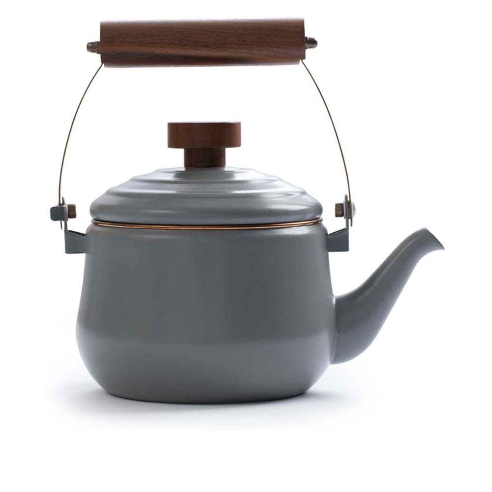BAREBONES Teapot - Teekanne aus Emaille - grey