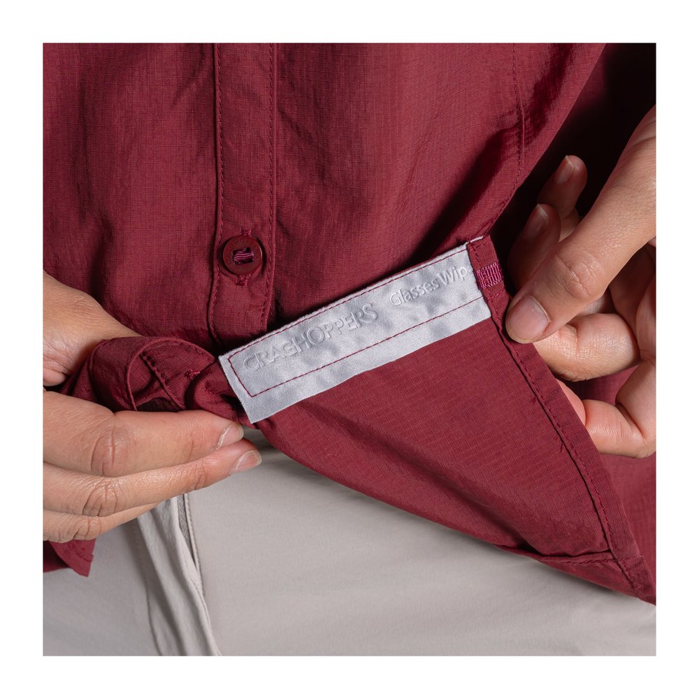CRAGHOPPERS NosiLife Adventure Long Sleeved Shirt III Women - Langarmbluse geruchshemmend, insektenabwehrend