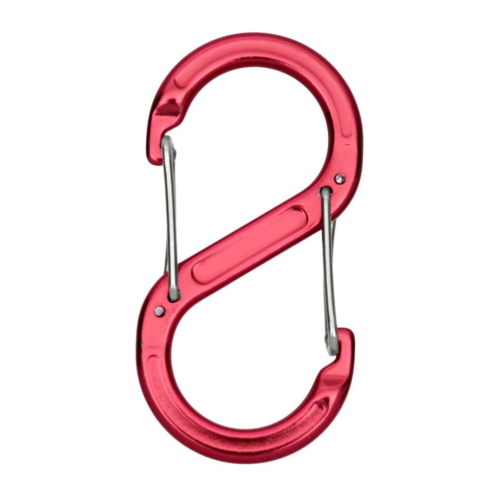 ORIGIN OUTDOORS Zubehörkarabiner S-Form 2 Stück - Zubehörkarabiner stabil, leicht