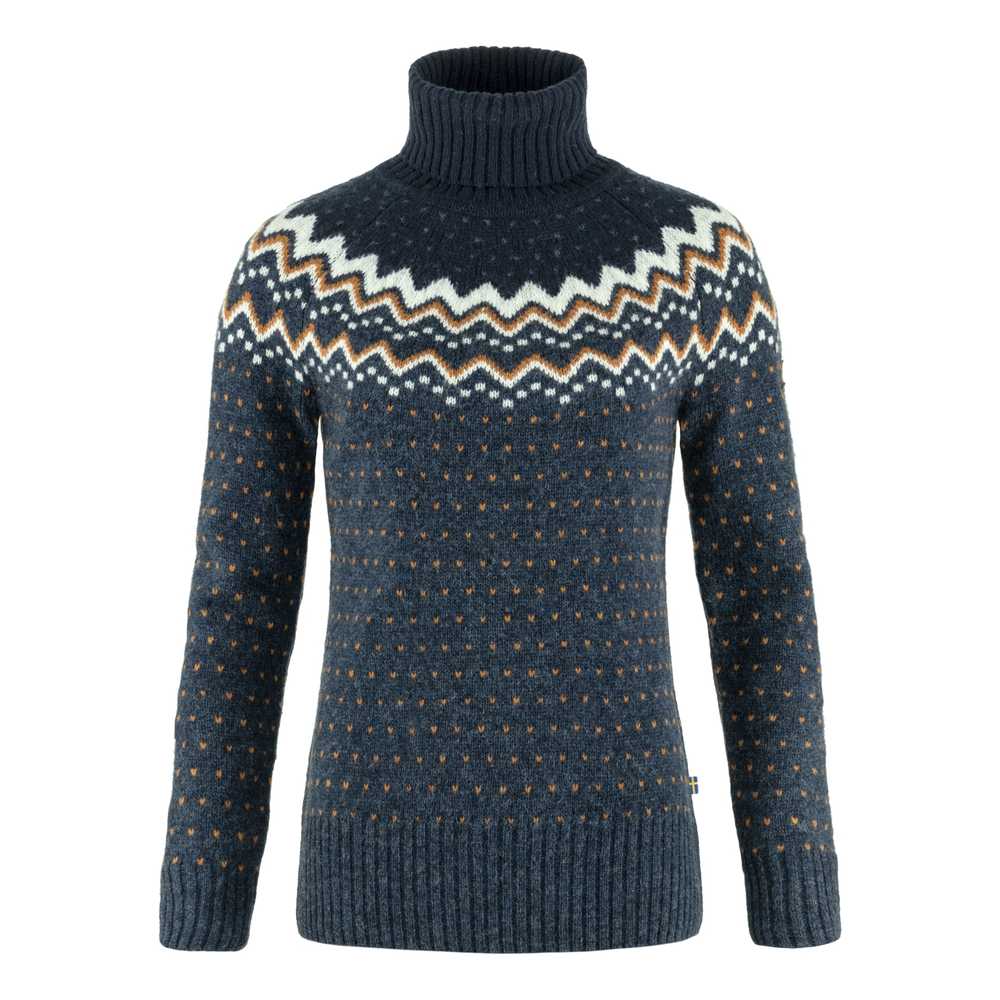 FJÄLLRÄVEN Övik Path Knit Roller Neck Women - Wollpullover