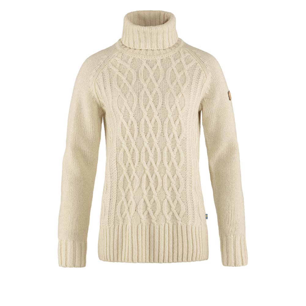 FJÄLLRÄVEN Övik Cable Knit Roller Neck Women – Pullover