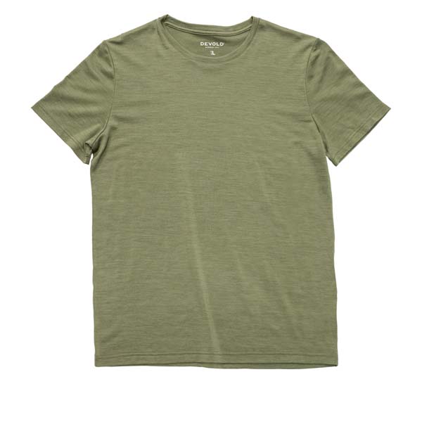 DEVOLD Classic Tee MAN - Herren Merino T Shirt atmungsaktiv & geruchshemmend