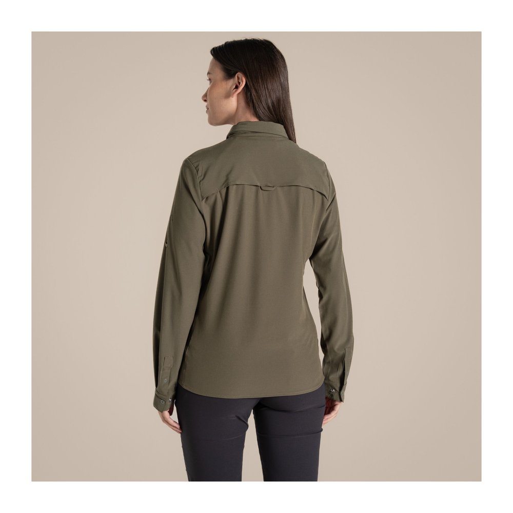 CRAGHOPPERS NosiLife Pro Long Sleeved Shirt III Women - Langarmbluse geruchshemmend, insektenabwehrend
