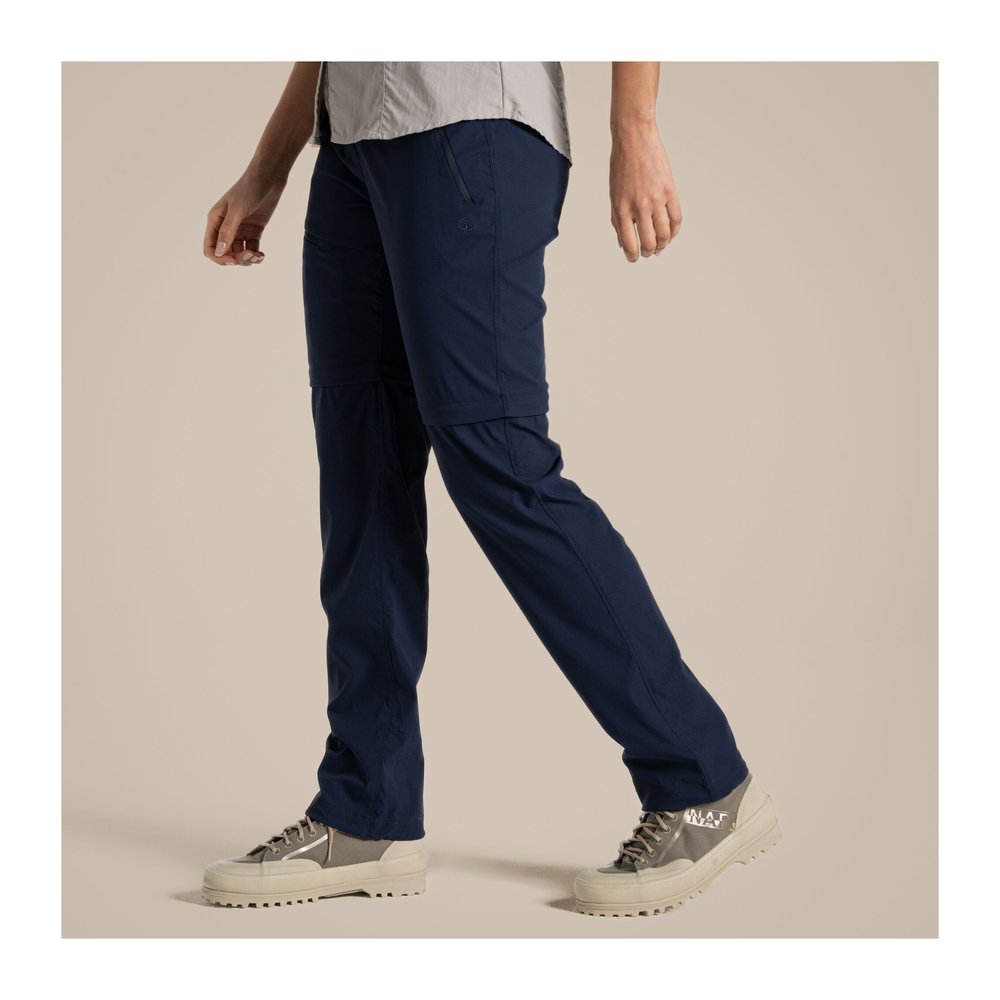 CRAGHOPPERS NosiLife Pro Convertible Trouser III Women - Zip-off-Wanderhose geruchshemmend & insektenabwehrend
