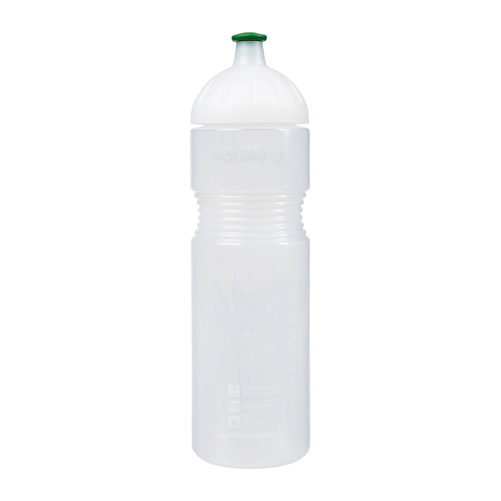 VAUDE Bike Bottle Organic 0,75l (VPE15) - Fahrrad-Trinkflasche geschmacksneutral, spülmaschinenfest