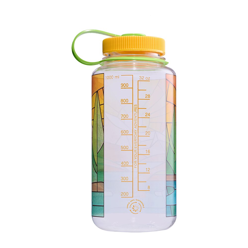 NALGENE Trinkflasche WH Sustain - Weithals-Trinkflasche absolut dicht und robust