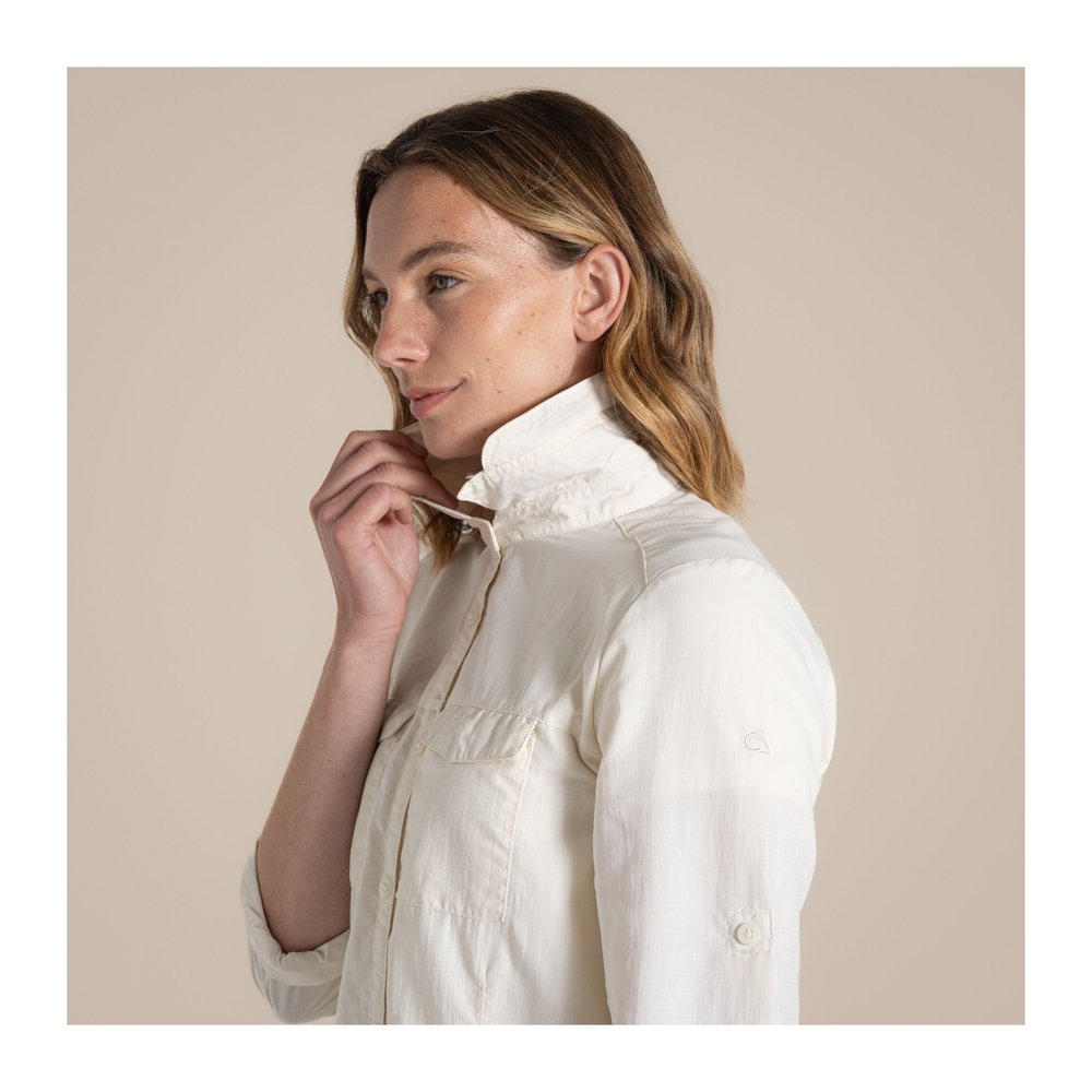 CRAGHOPPERS NosiLife Adventure Long Sleeved Shirt III Women - Langarmbluse geruchshemmend, insektenabwehrend