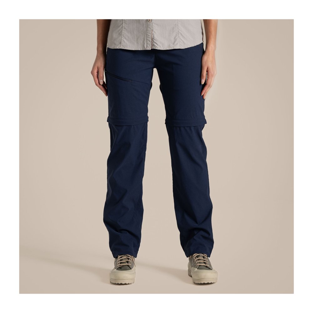 CRAGHOPPERS NosiLife Pro Convertible Trouser III Women - Zip-off-Wanderhose geruchshemmend & insektenabwehrend