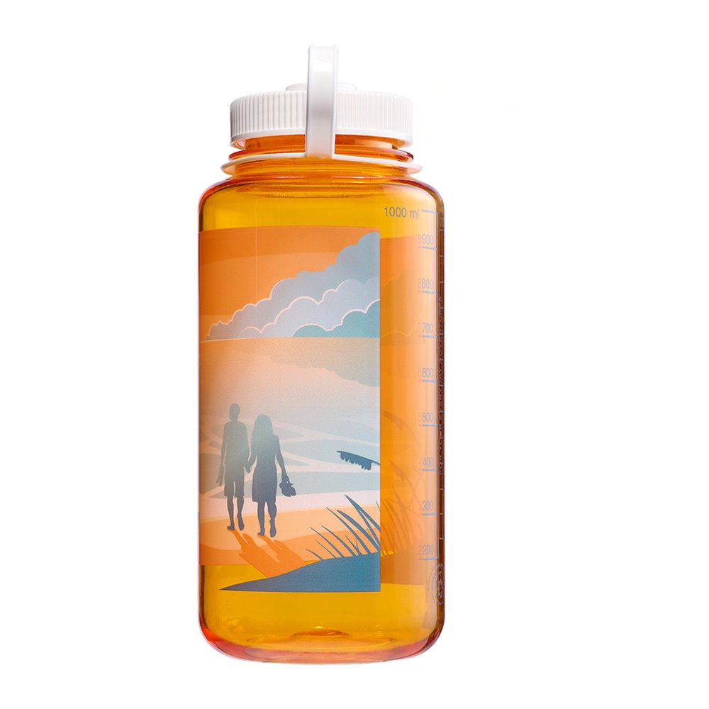 NALGENE Trinkflasche WH Sustain - Weithals-Trinkflasche absolut dicht und robust
