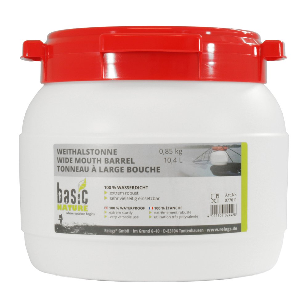 BASIC NATURE Weithalstonne rund - Transportbehälter 100 % wasserdicht, luftdicht