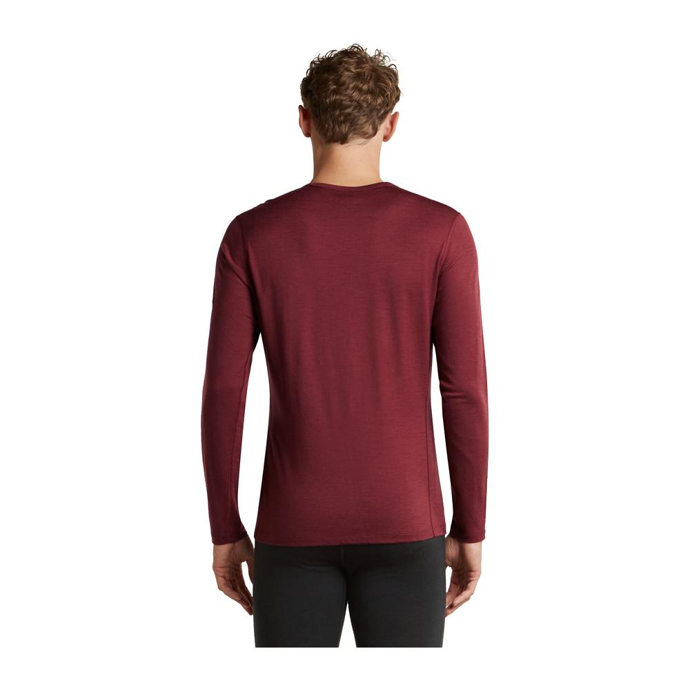 ICEBREAKER Merino 200 Oasis LS Crewe Men - Merino-Langarmshirt geruchsabweisend, thermoregulierend