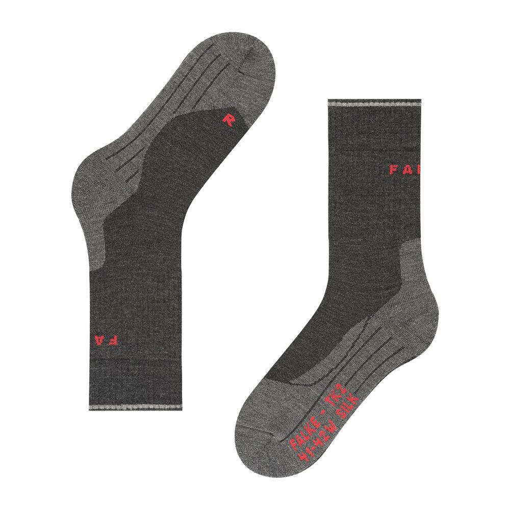 FALKE TK2 Explore Wool Silk Women - Trekkingsocken feuchtigkeitsableitend & schnelltrocknend