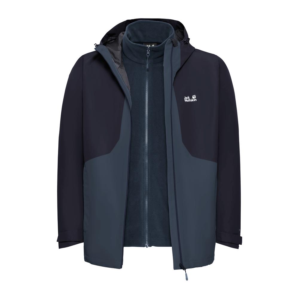 JACK WOLFSKIN Stonetrail 3in1 Jkt Men - Doppeljacke atmungsaktiv, wasserdicht