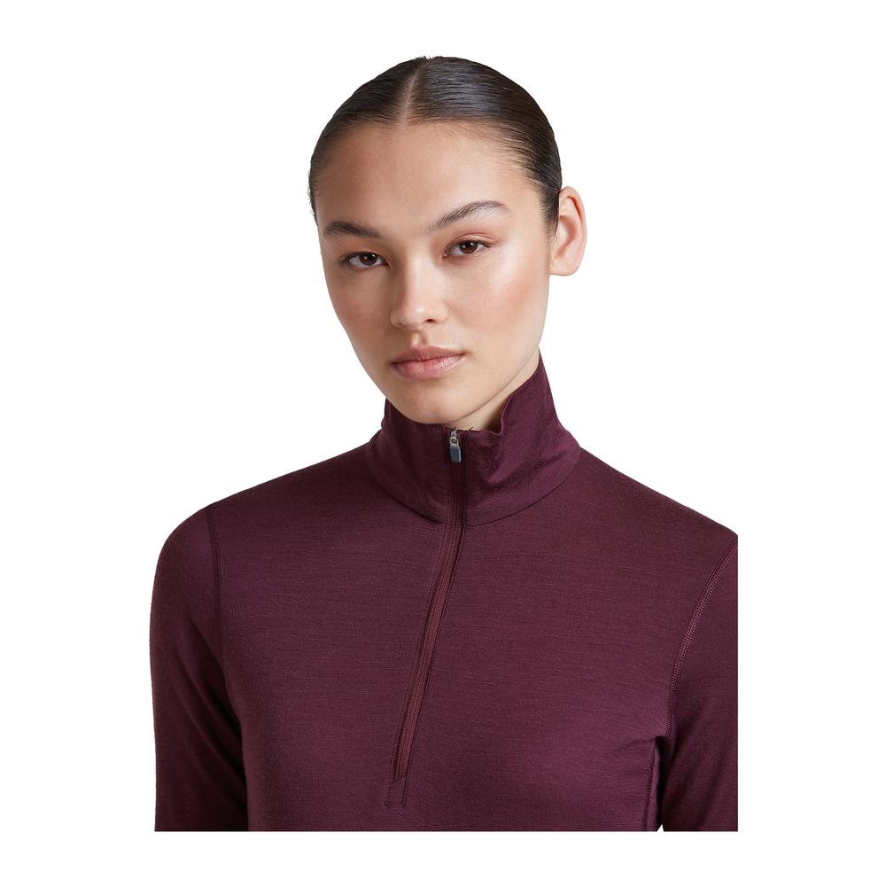 ICEBREAKER Merino 200 Oasis LS Half Zip Women - Merino-Langarmshirt geruchsabweisend, thermoregulierend
