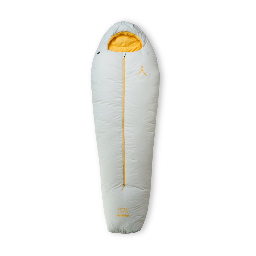 GRAND CANYON Bourke 190 Sleeping Bag Pro - Mumien-Schlafsack mit Center-Zip und Wärmekragen