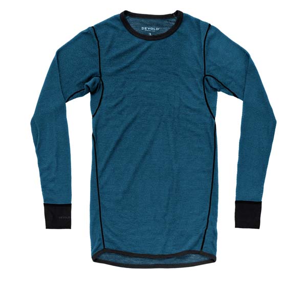 DEVOLD Wool Mesh 190 Shirt MAN - Herren Merino Funktionsunterhemd atmungsaktiv & geruchshemmend