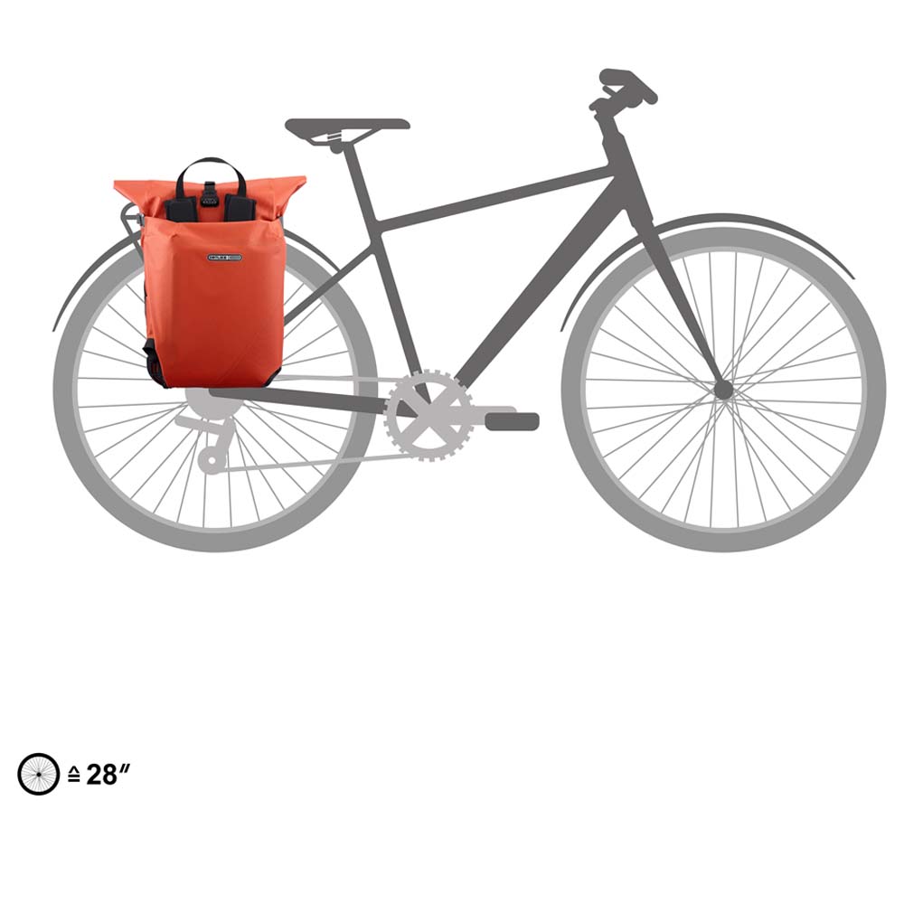 ORTLIEB Vario 26L QL2.1 - Fahrradrucksack-Tasche wasserdicht, umwandelbar