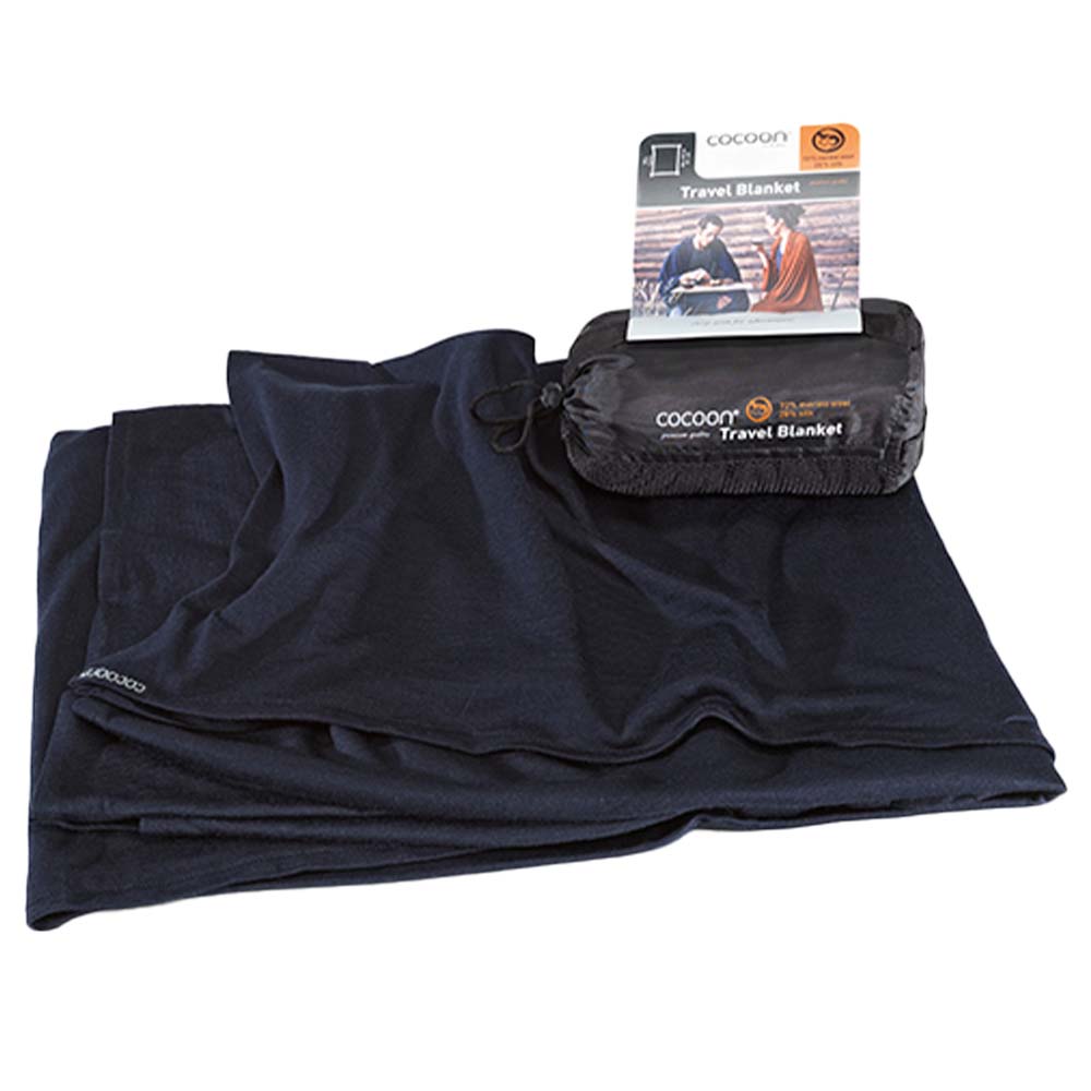 COCOON Travel Blanket Merinowolle/Seide - Reisedecke