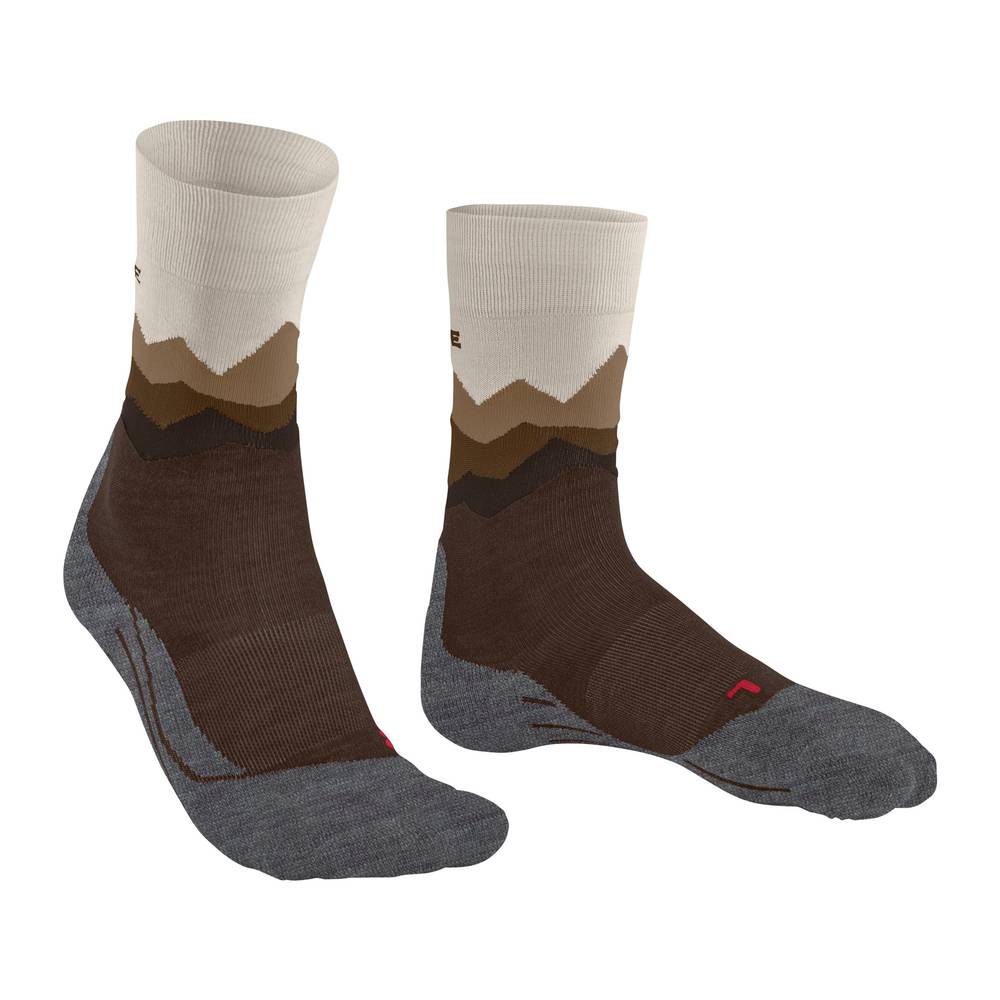 FALKE TK2 Explore "Crest" Men - Trekkingsocken feuchtigkeitsregulierend, schnelltrocknend