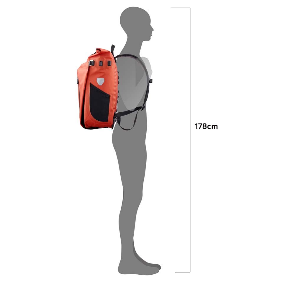 ORTLIEB Vario 26L QL2.1 - Fahrradrucksack-Tasche wasserdicht, umwandelbar
