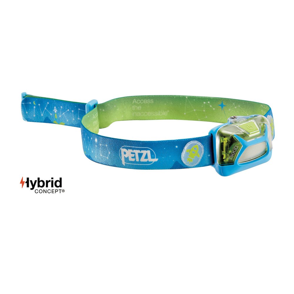 PETZL Tikkid - Stirnlampe für Kinder mit automatische Abschaltungr, phosphoreszierend