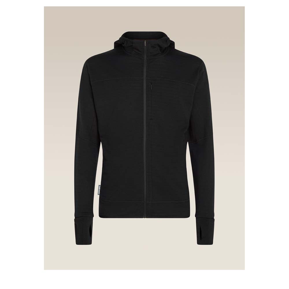 ICEBREAKER Merino 300 RealFleece Descender LS Zip Hoodie Men - Fleecejacke
