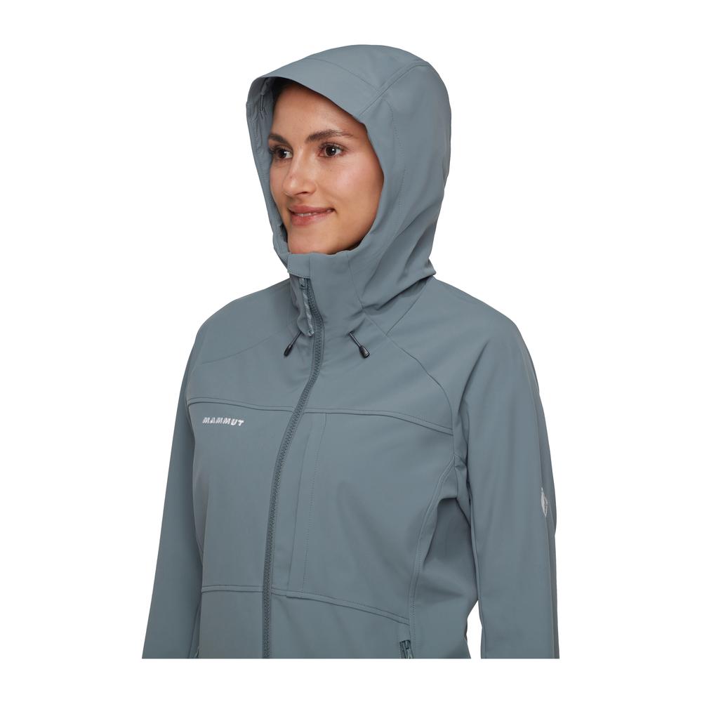 MAMMUT Ultimate Comfort SO Hooded Jacket Women - Softshelljacke winddicht & wasserabweisend
