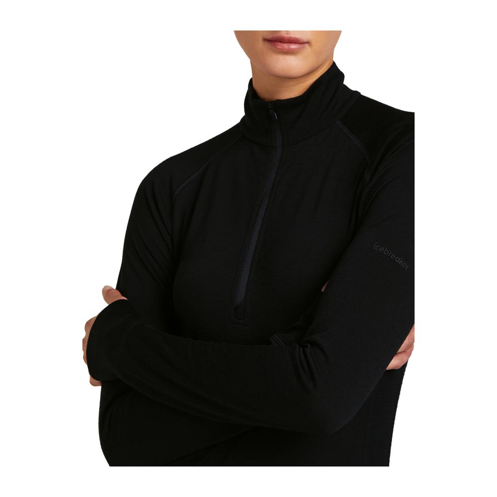 ICEBREAKER Merino 200 ZoneKnit LS Half Zip Women - Langarmshirt atmungsaktiv, thermoregulierend