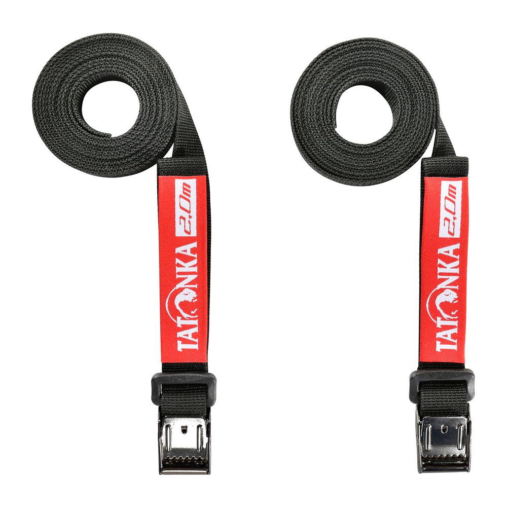 TATONKA Easy Strap 18mm/2,0m Pair - Extra lange Pack- und Befestigungsriemen