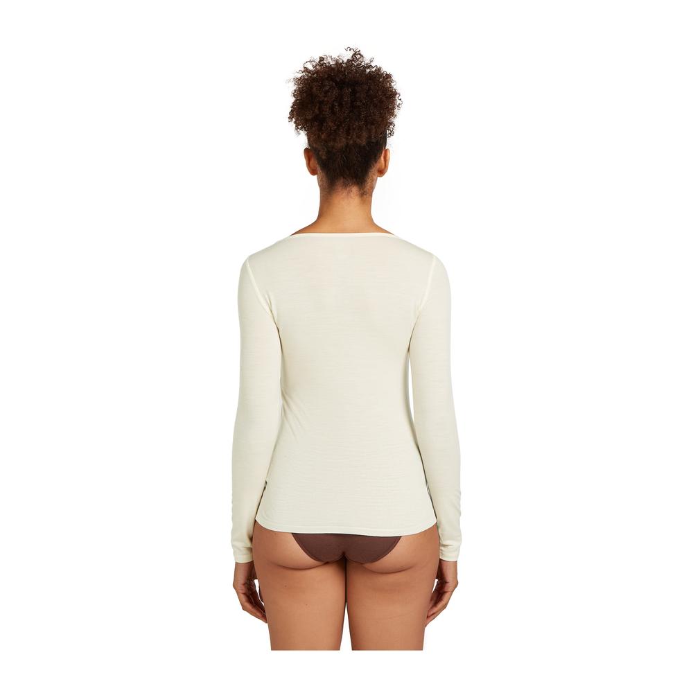 ICEBREAKER Merino 150 Siren Long Sleeve Sweetheart Top Women - Langarmshirt temperaturregulierend, geruchsneutral