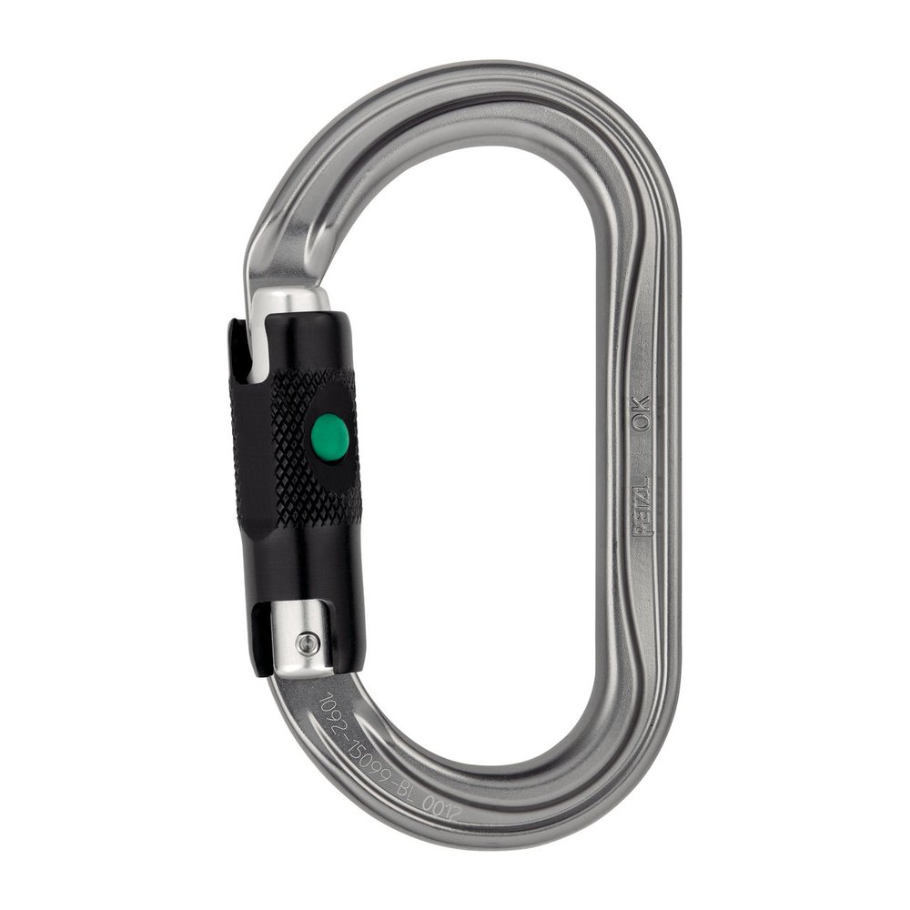 PETZL Ok - Karabiner symmetrische Form, drei Verschlussoptionen