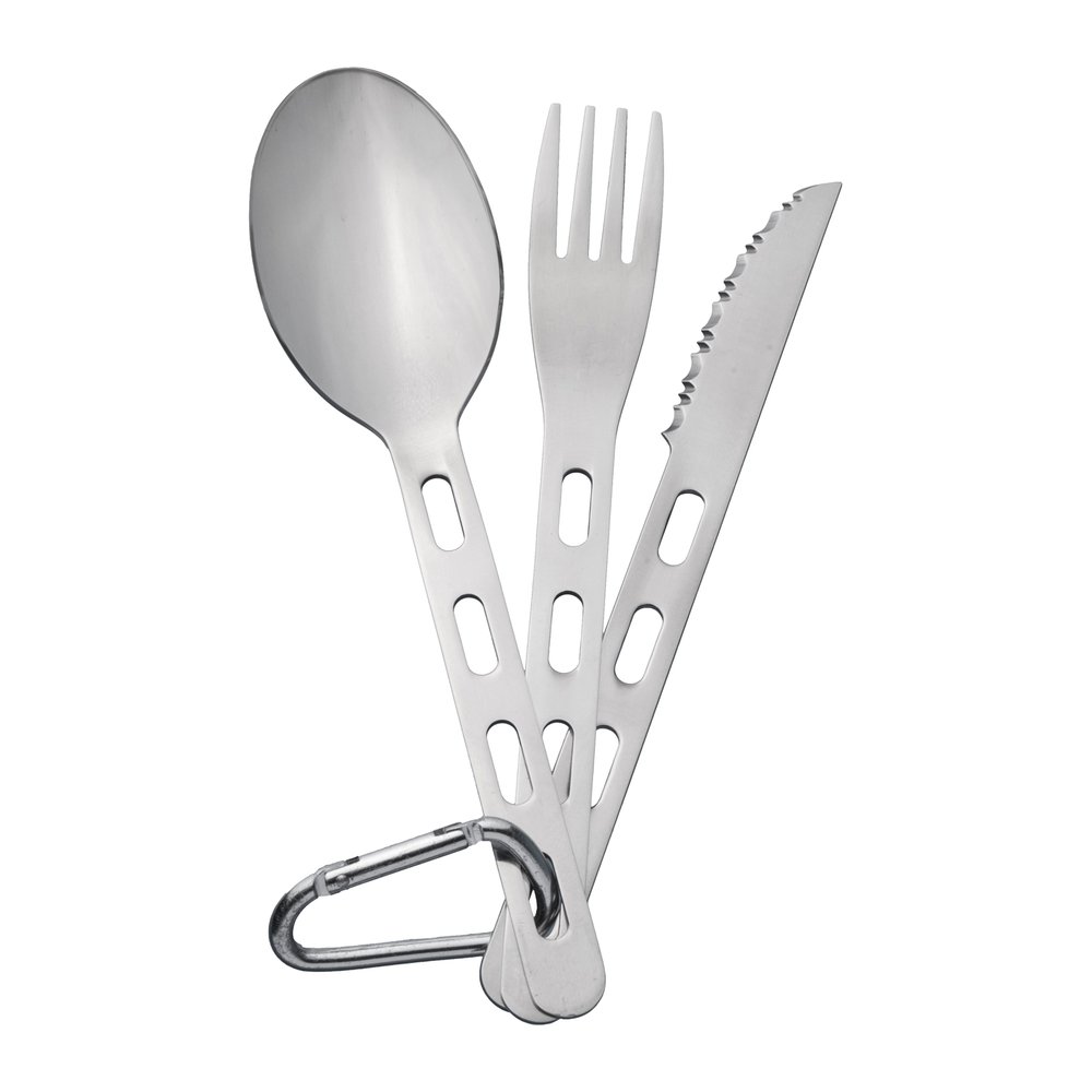 ORIGIN OUTDOORS Besteckset Biwak Backcountry - Campingbesteck 3-teiliges Set