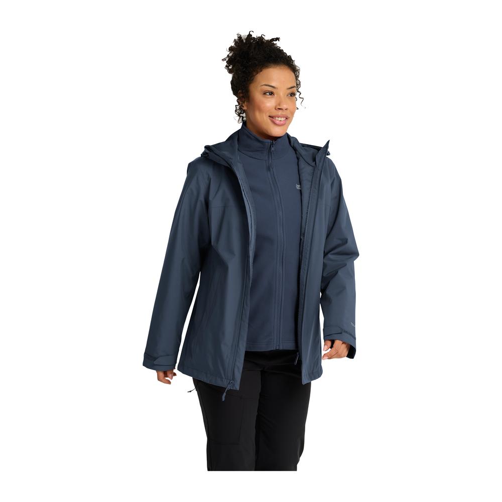 JACK WOLFSKIN Moonrise 2 3in1 Jkt Women - Doppeljacke atmungsaktiv, wasserdicht