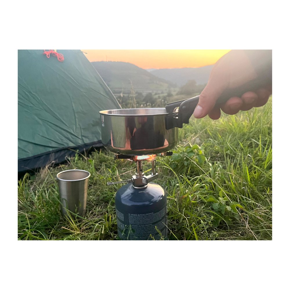 BASIC NATURE Biwak Topfgriff ABS Kunststoff - Camping-Zubehör topfschonend, ergonomisch