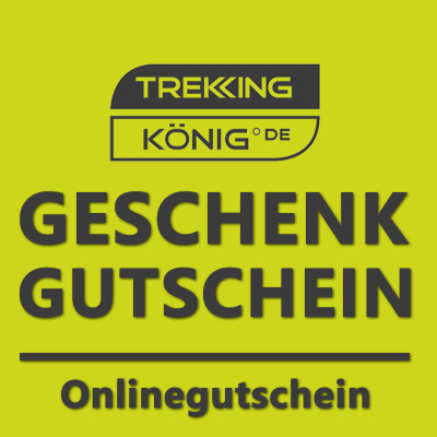 TREKKING KÖNIG Geschenkgutschein - Onlineshop Gutscheincode per E-Mail