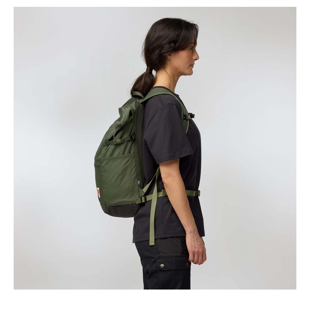 FJÄLLRÄVEN High Coast Foldsack 24 - Tagesrucksack wasserabweisend mit Laptopfach
