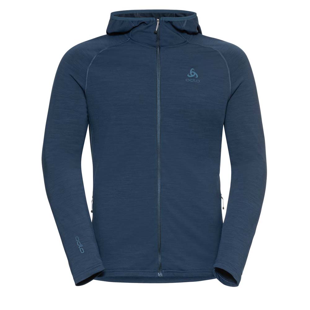 ODLO Midlayer Hoody Full Zip Ascent PW 220 Men – Funktionsjacke