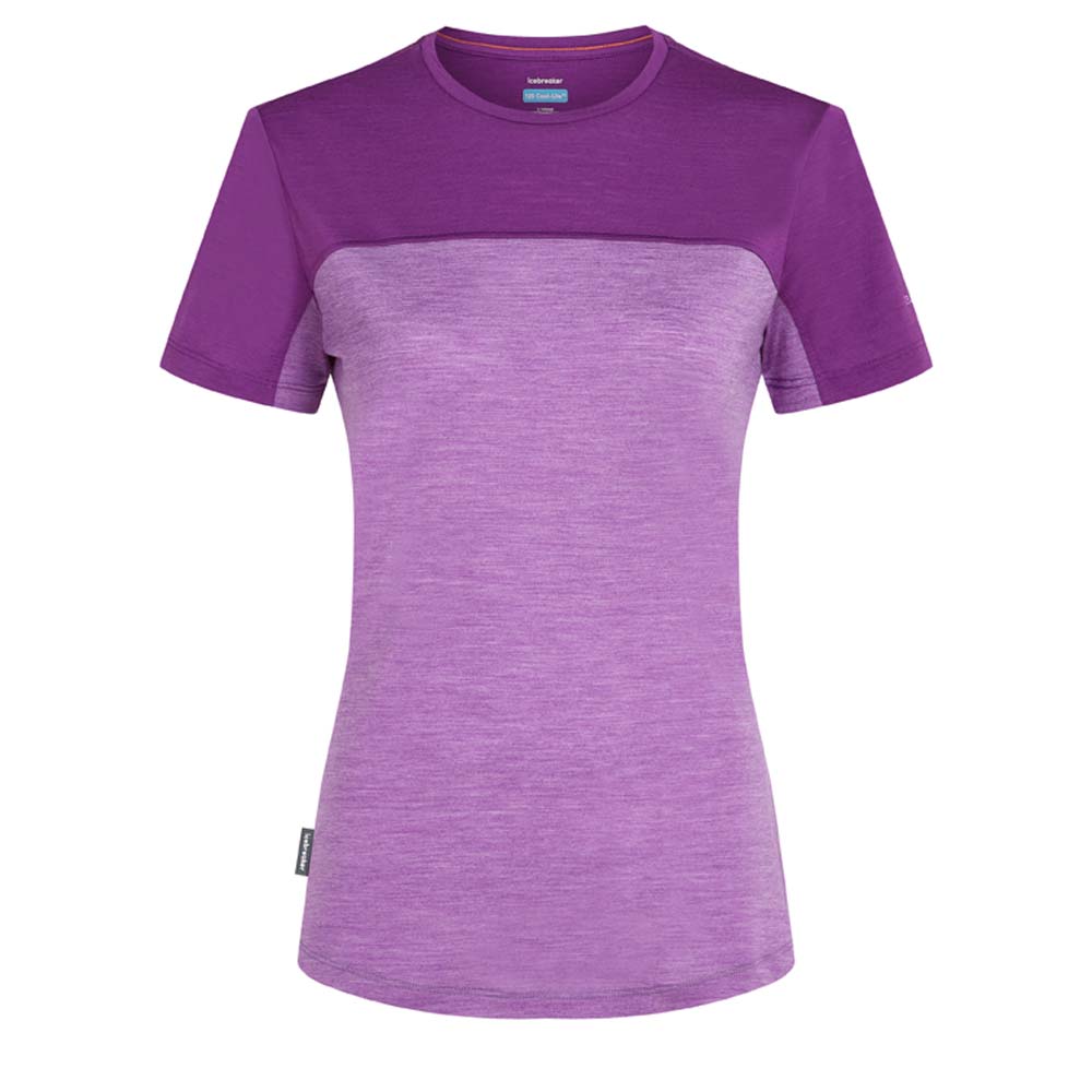 ICEBREAKER Merino 125 Cool Lite Sphere III SS Tee Colour Block Women - T-Shirt