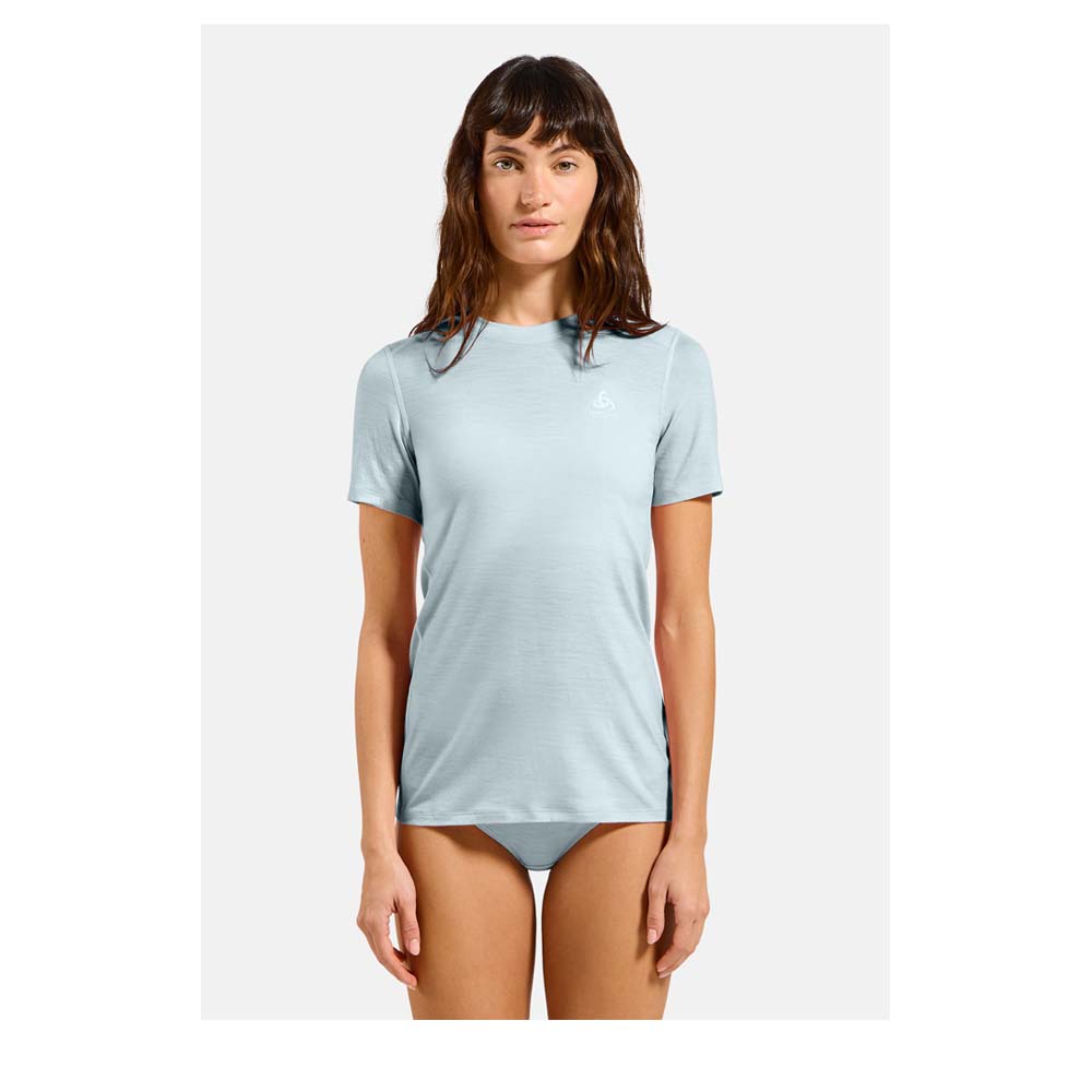 ODLO BL Top Crew Neck SS Merino 160 Women - Merino T-Shirt thermoregulierend, geruchsabweisend